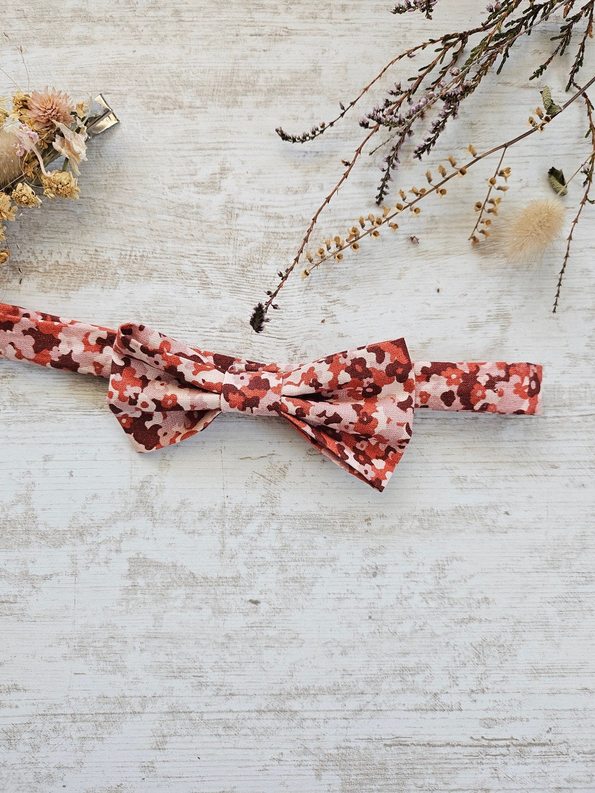 Noeud papillon liberty rose