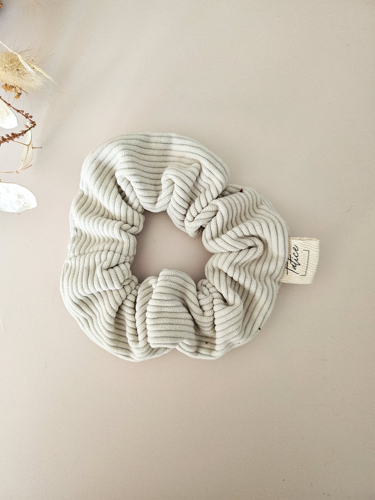 Chouchou en velours côtelé – Fait main