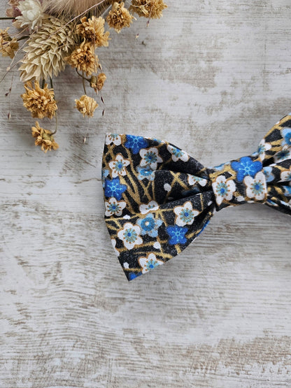 Barrette noeud papillon liberty noir