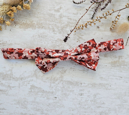 Noeud papillon liberty rose