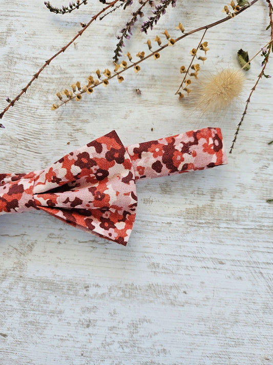 Noeud papillon liberty rose