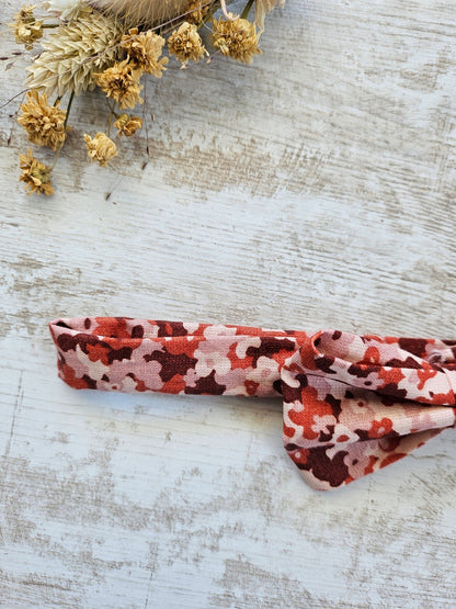 Noeud papillon liberty rose