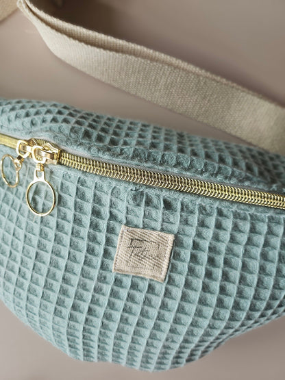 Banane nid abeille vert d'eau